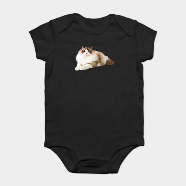 Ragdoll Cat, Love Ragdoll Cats, Cat Lover Baby Bodysuit by logiamerch